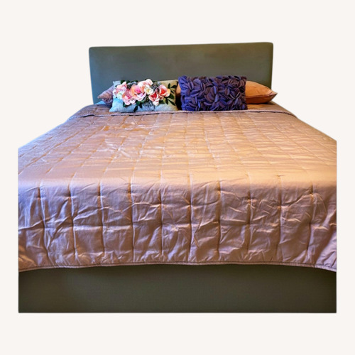 Used Room & Board Upholstered Monica Queen Bed for sale on AptDeco