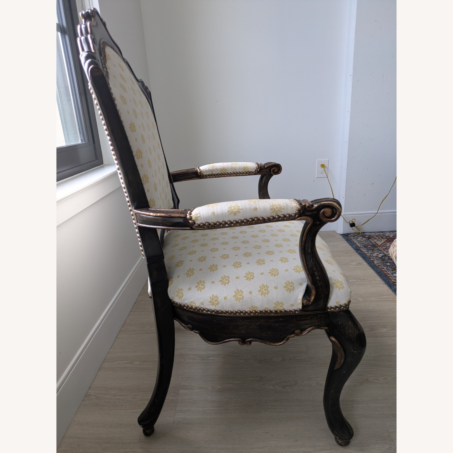 Vintage/Antique Dark Brown Accent Chairs - image-4