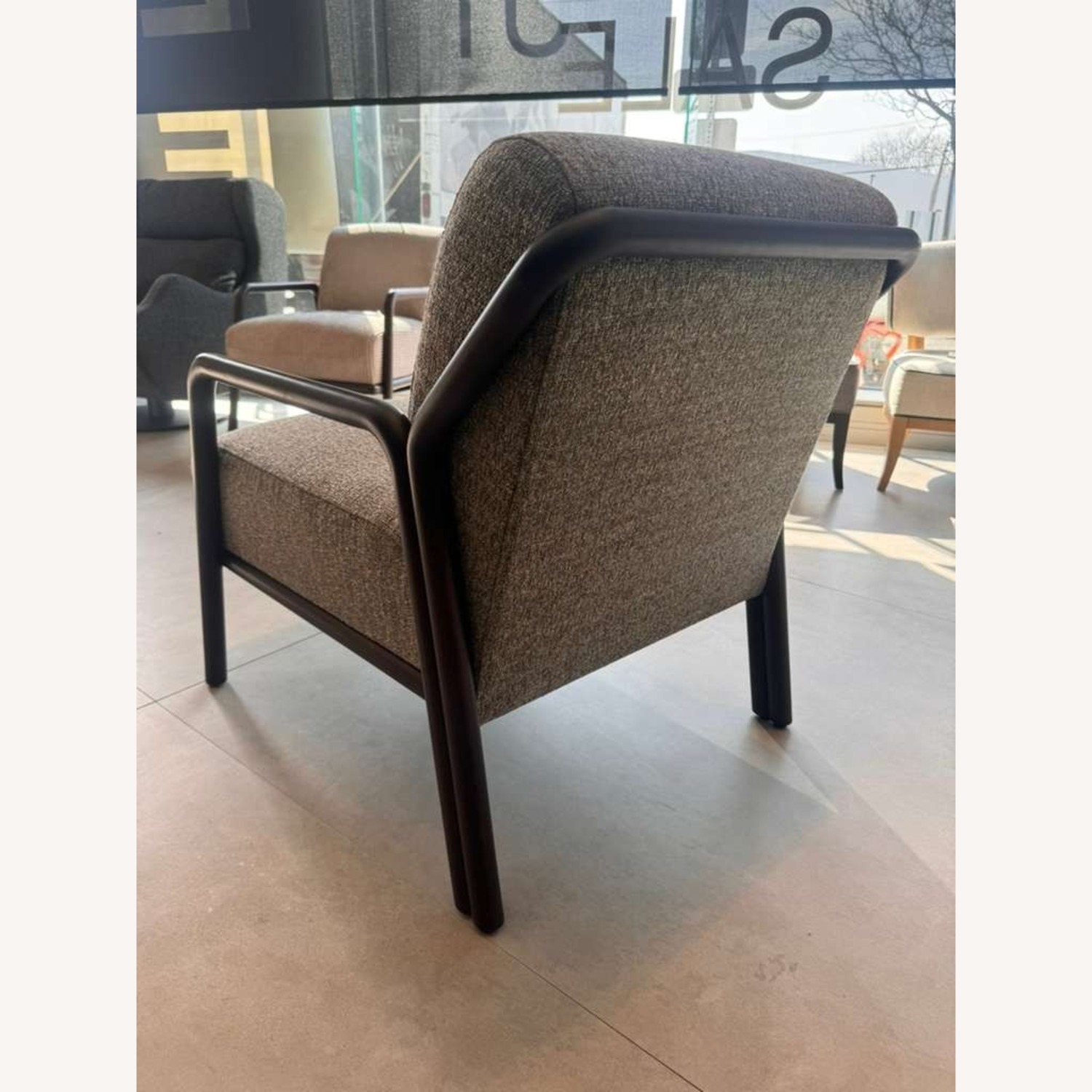 Lazzoni Nordik Chair Natural Fabric Armchair - image-2