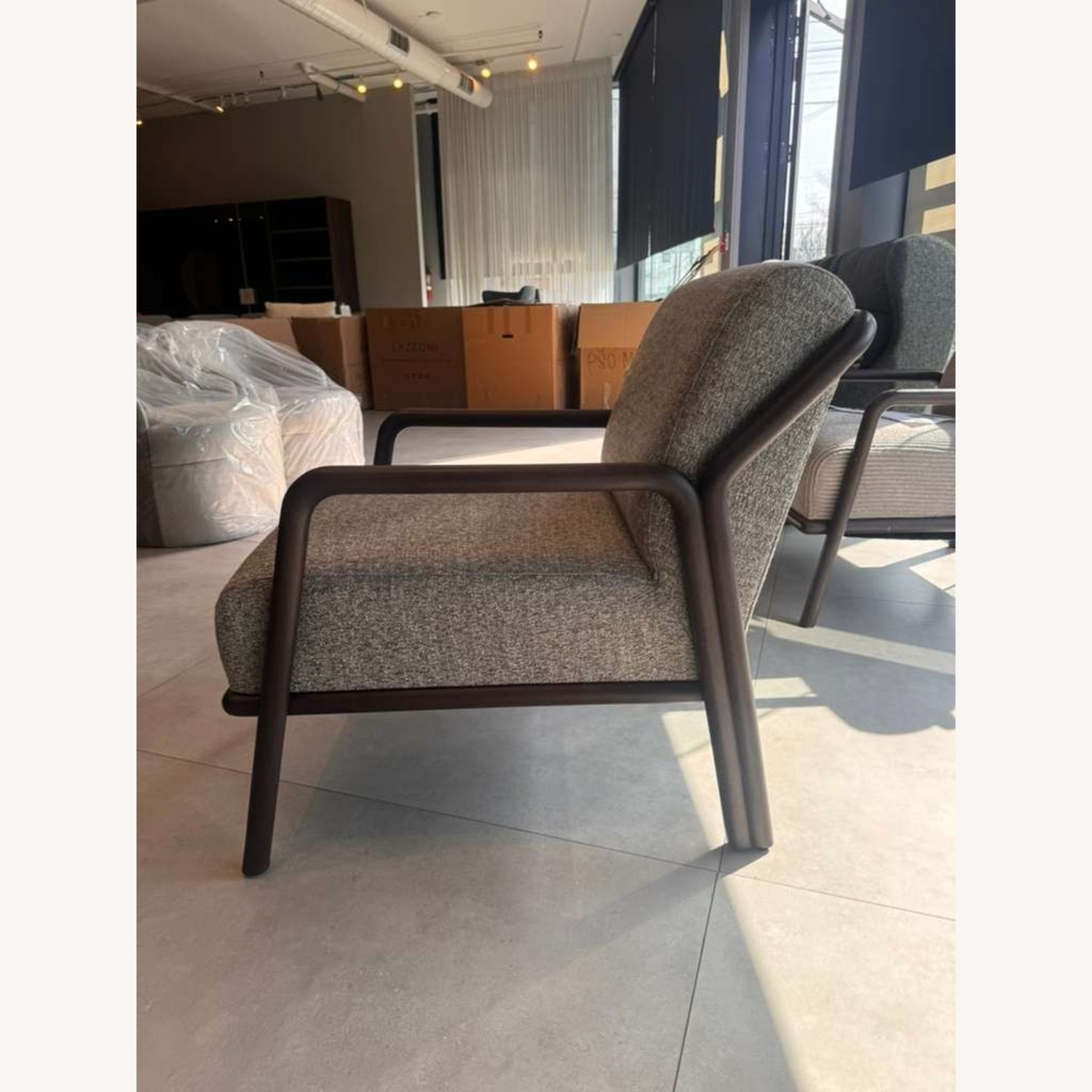 Lazzoni Nordik Chair Natural Fabric Armchair - image-4