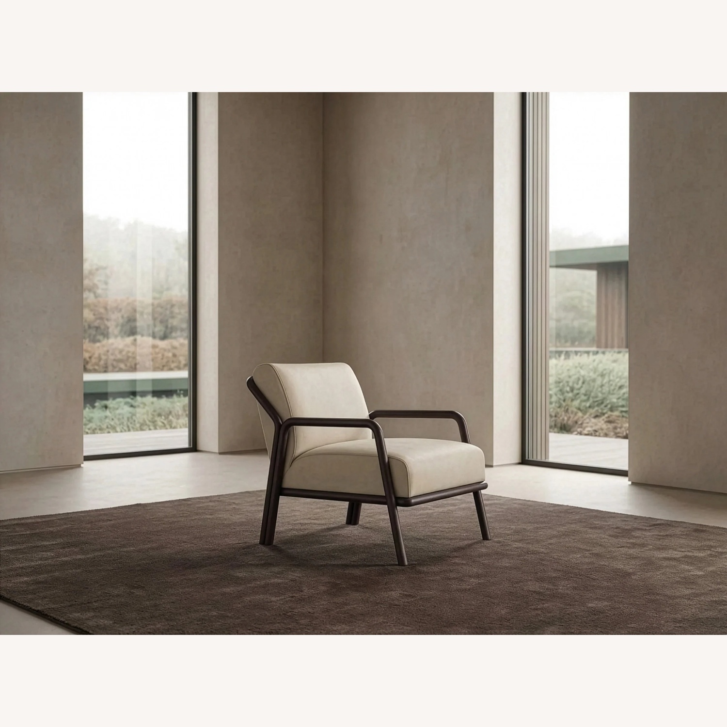 Lazzoni Nordik Chair Natural Fabric Armchair - image-7