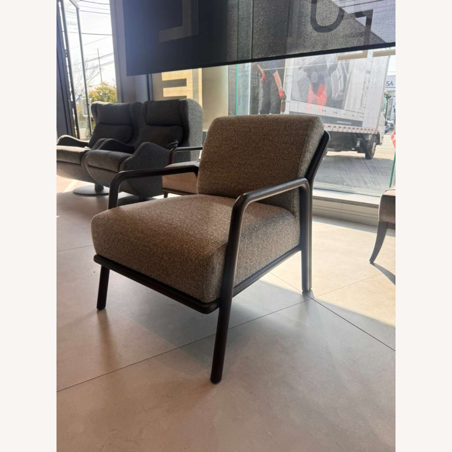 Lazzoni Nordik Chair Natural Fabric Armchair - image-5