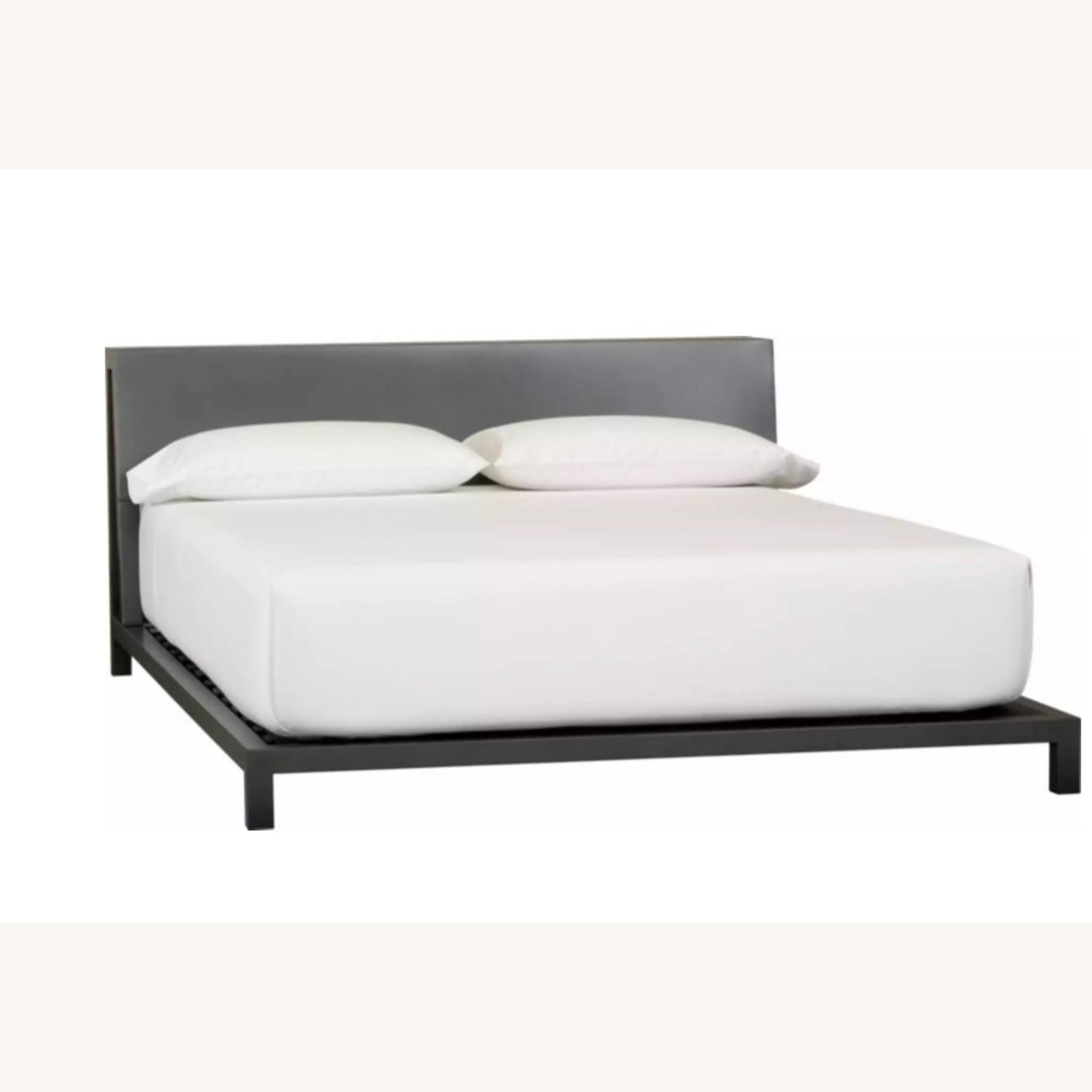 CB2 Queen Bed Alpine Gunmetal - image-3