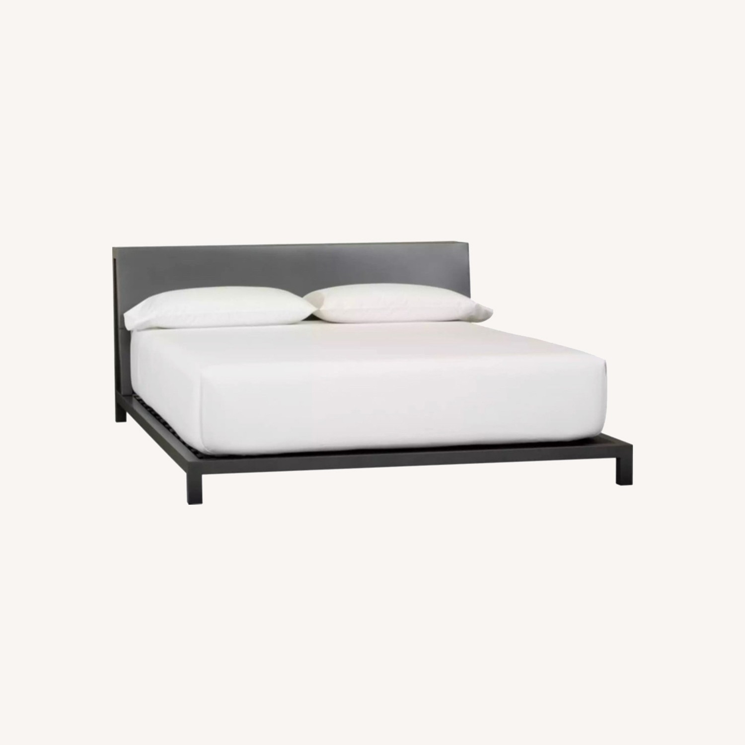 CB2 Queen Bed Alpine Gunmetal - image-4