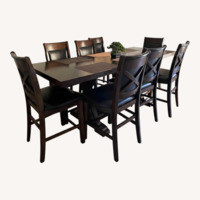 Ashley Furniture Dark Brown Wood Dining Sets