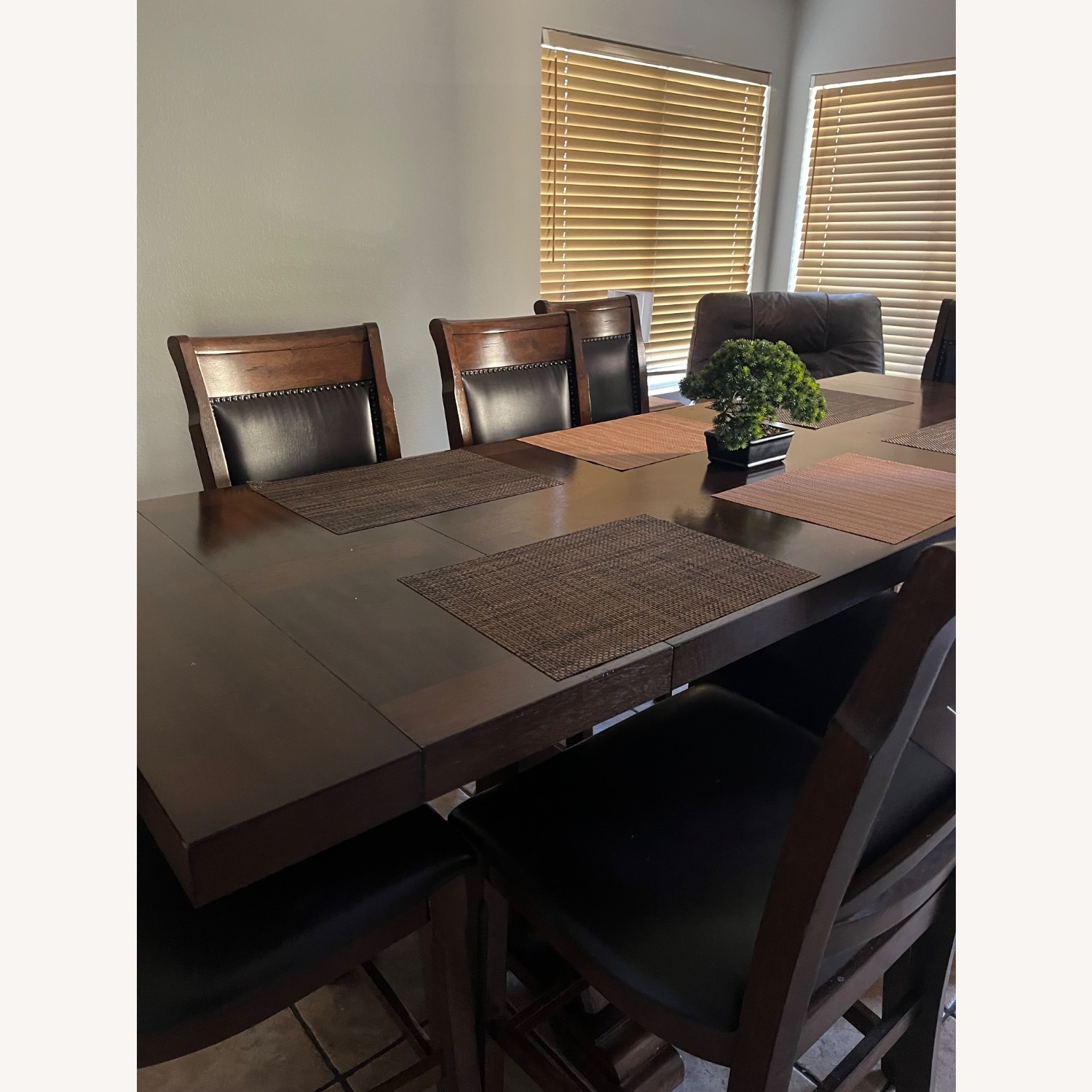 Ashley Furniture Dark Brown Wood Dining Sets - image-2