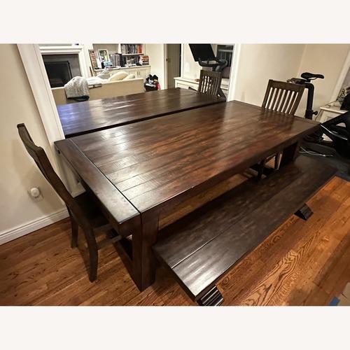 Used Pottery Barn Mixed Dining Set for sale on AptDeco