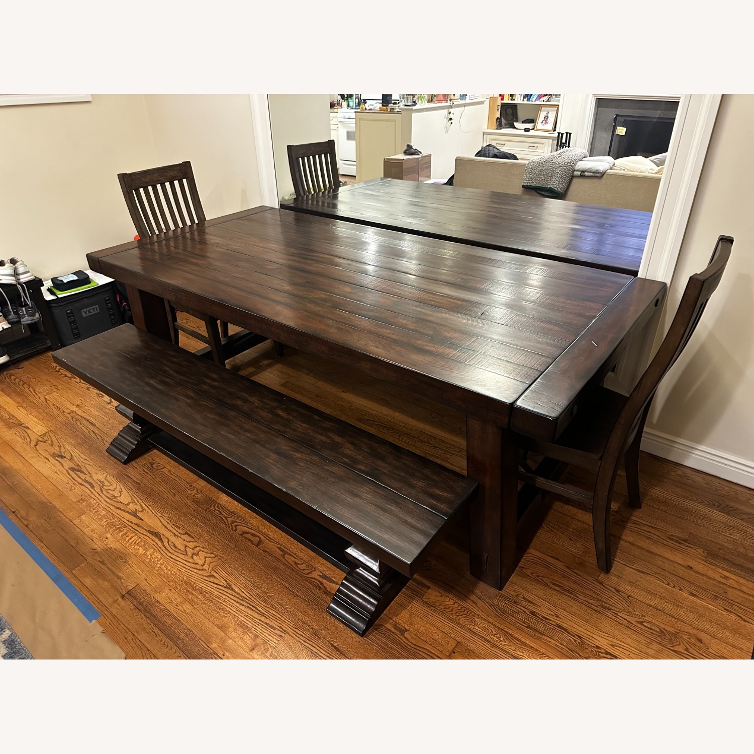 Pottery Barn Mixed Dining Set - image-10