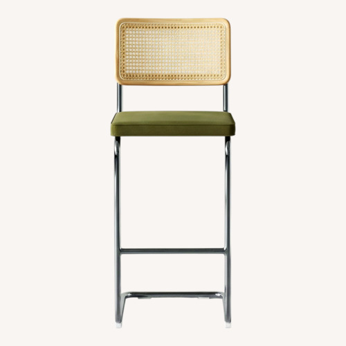 Used AllModern Walsh Velvet Counter Stools (Set of 2) for sale on AptDeco