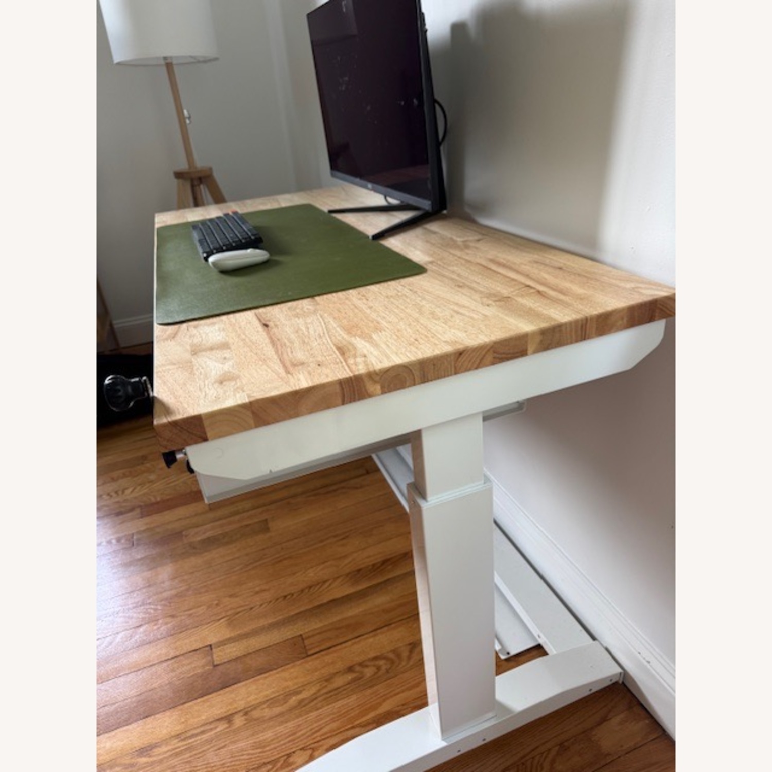 Home Depot Husky White Wood Desk - image-3