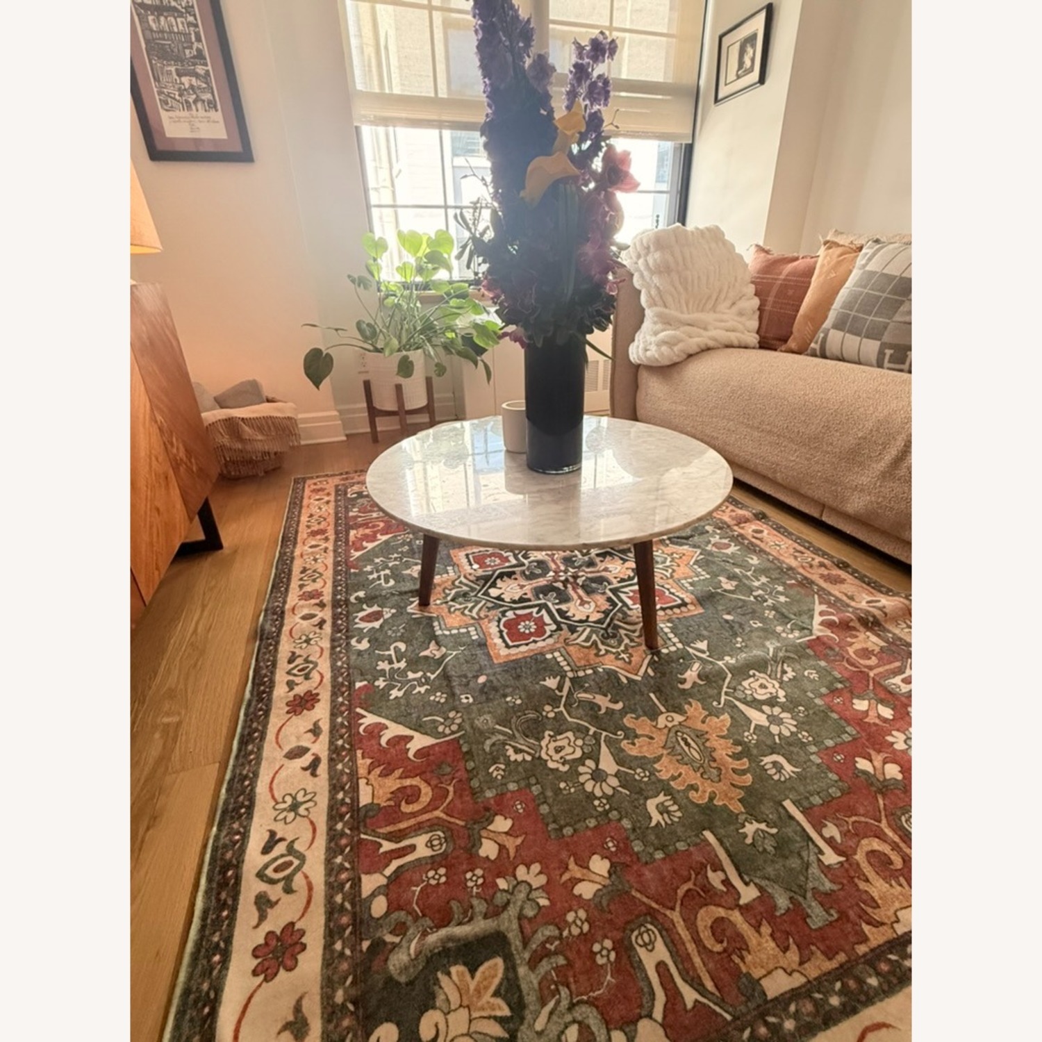 West Elm White Coffee Table - image-2