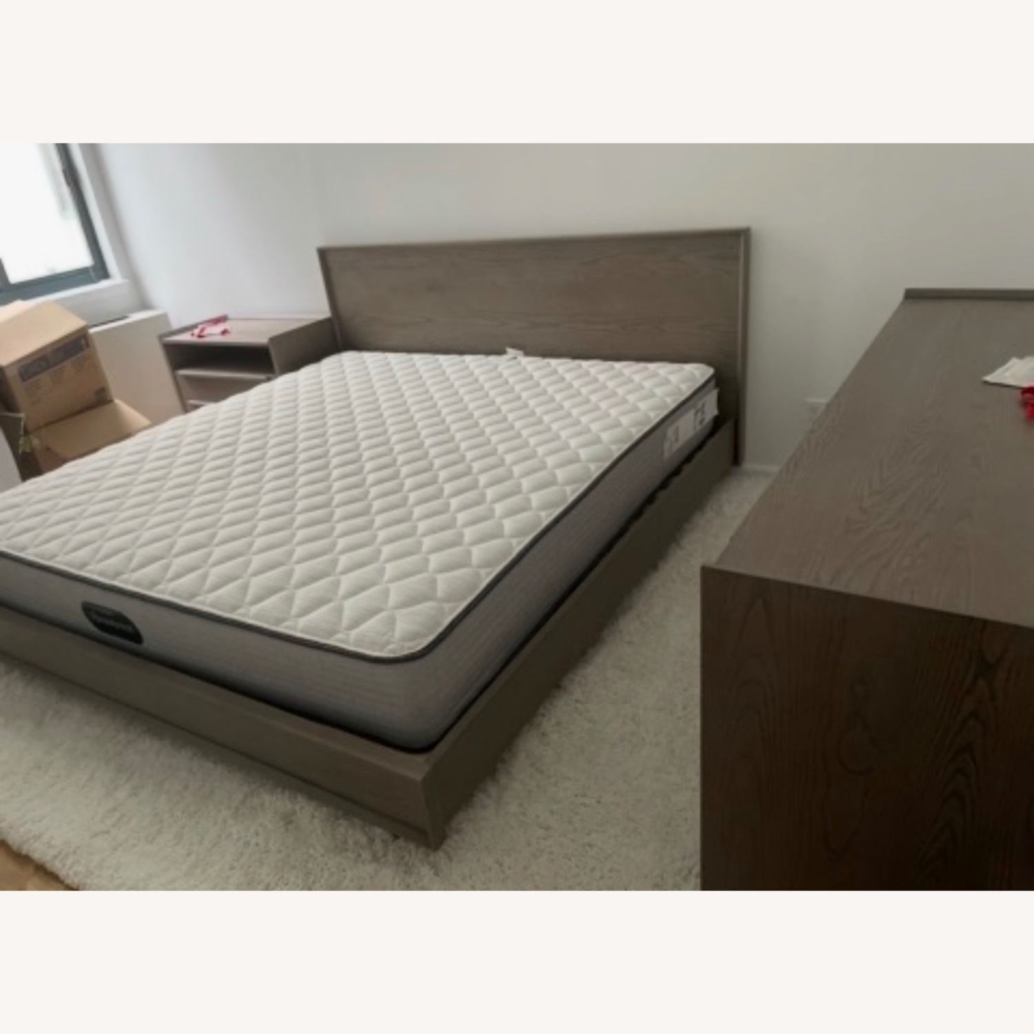 Light Gray King Bed - image-2