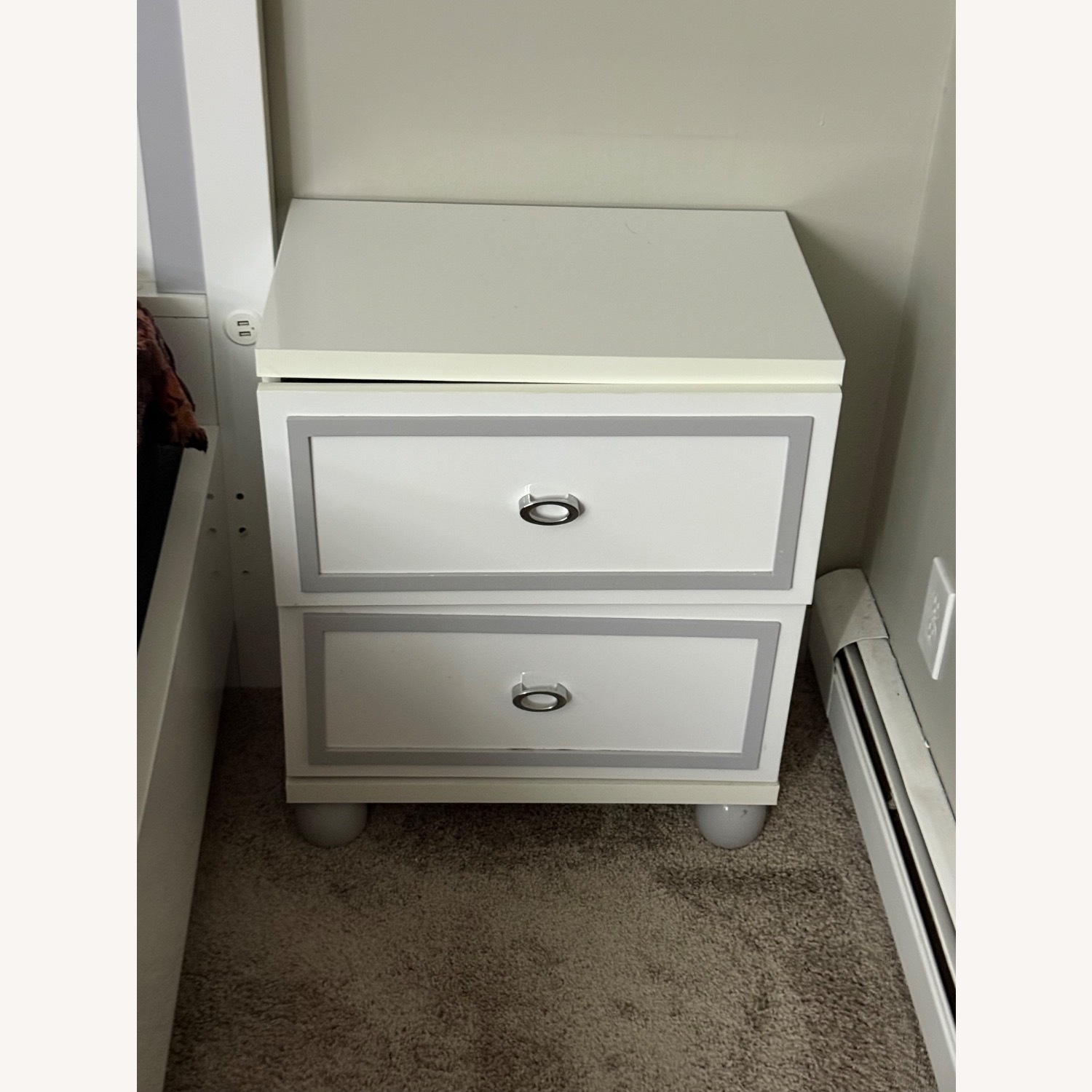 Citadel White Wood Nightstands - image-2