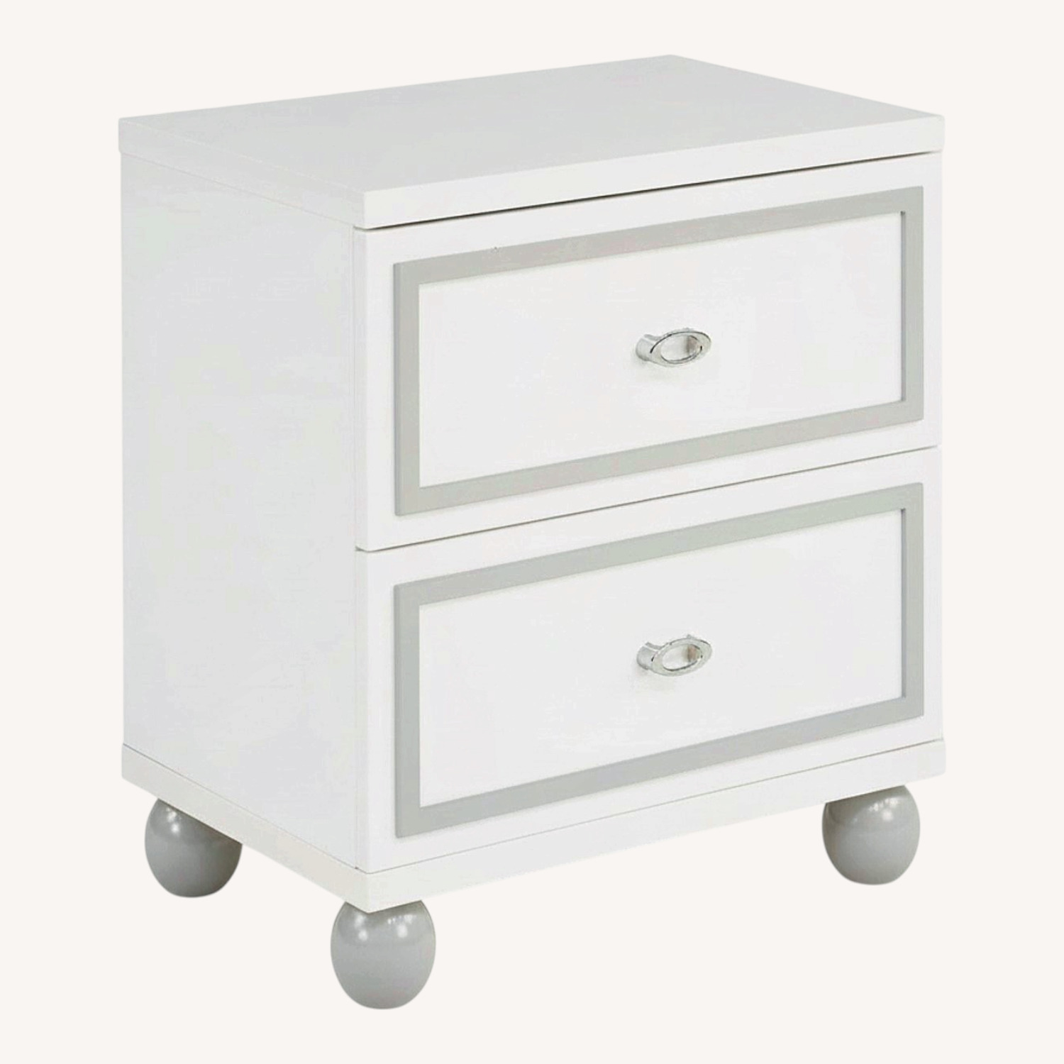 Citadel White Wood Nightstands - image-0