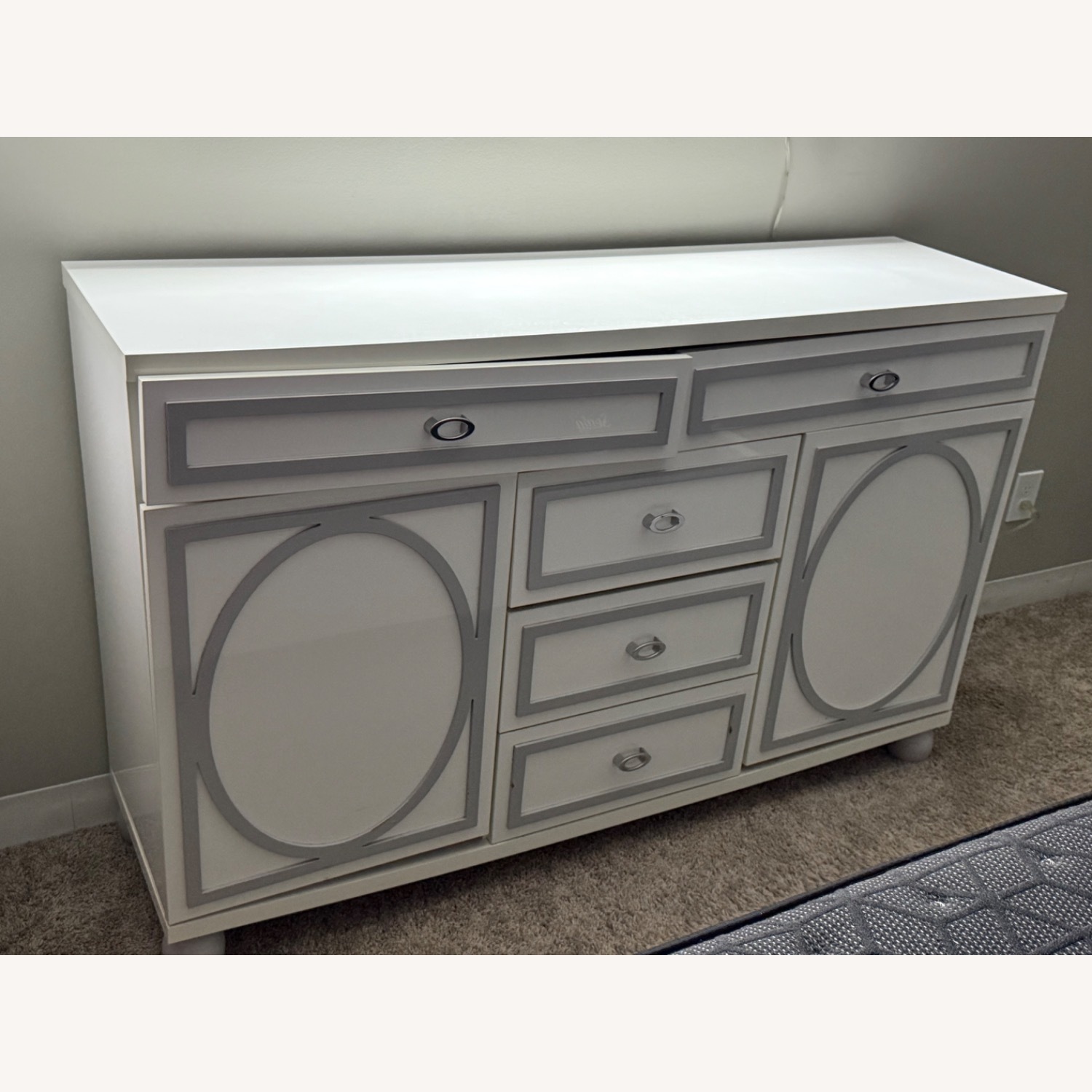 Citadel White Wood Dresser - image-1