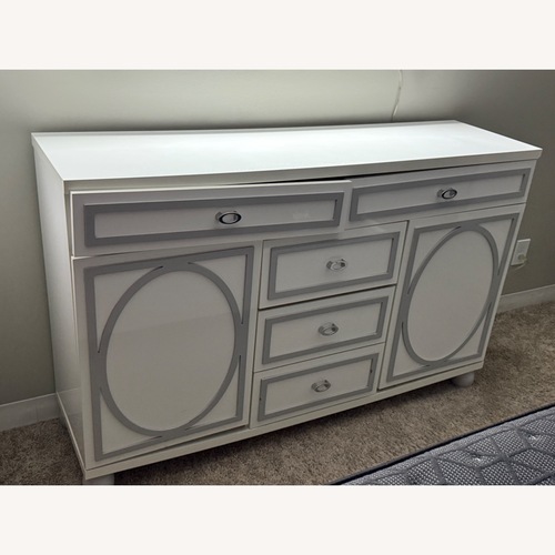 Used Citadel White Wood Dresser for sale on AptDeco