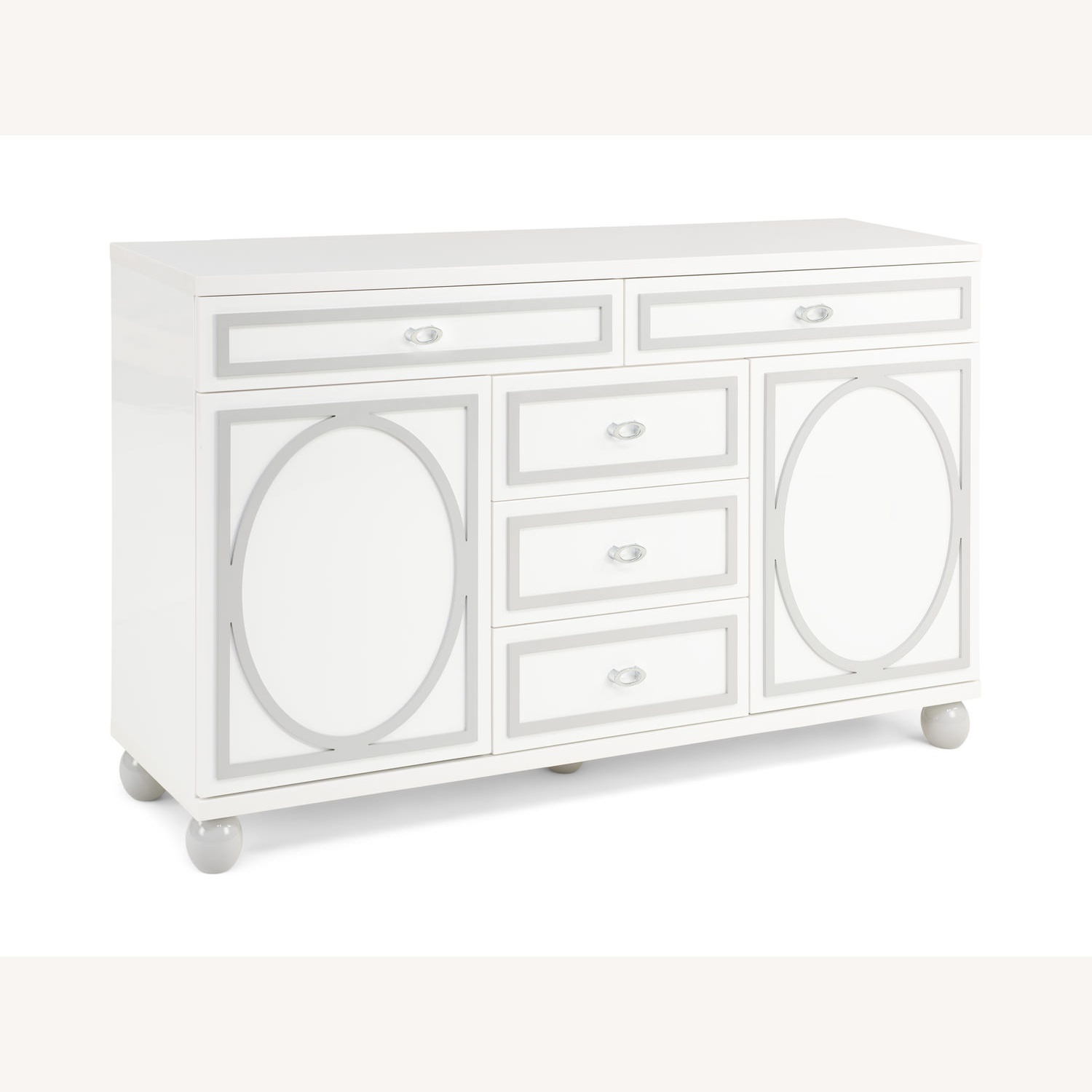 Citadel White Wood Dresser - image-4
