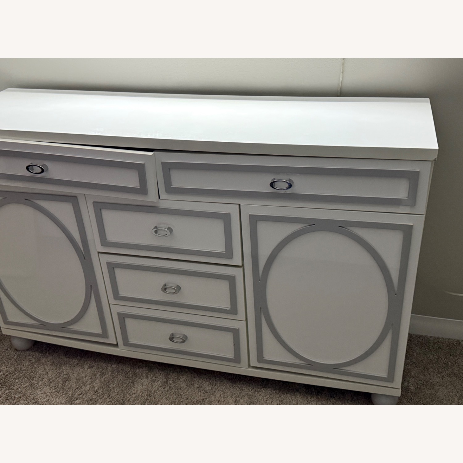 Citadel White Wood Dresser - image-3