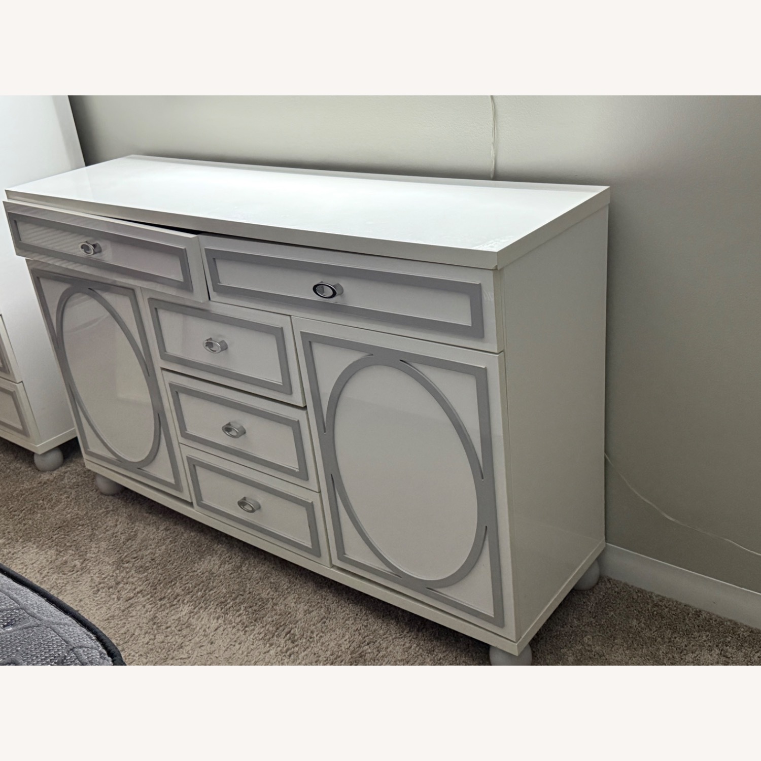 Citadel White Wood Dresser - image-2