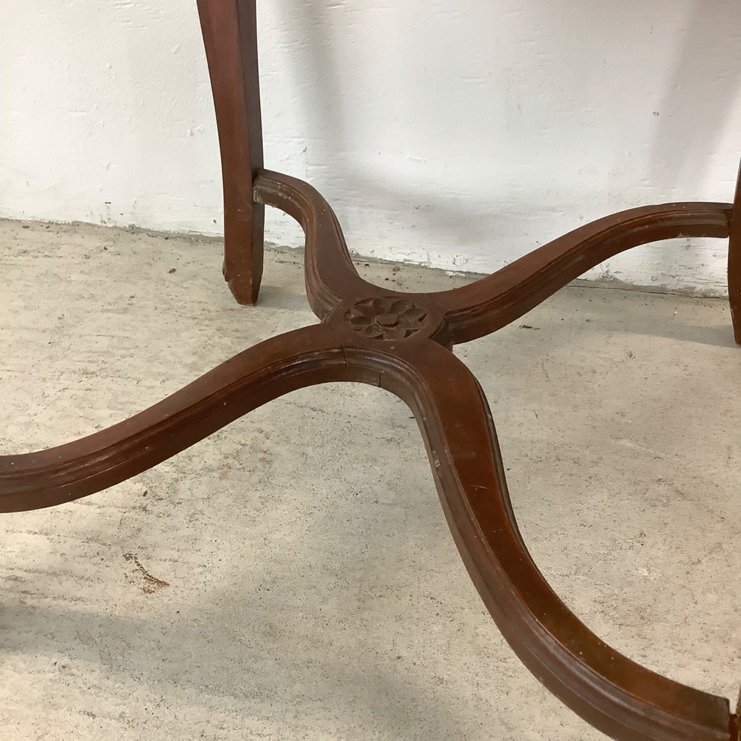 Antique Cane Seat Dining Chairs Set 4 - image-16