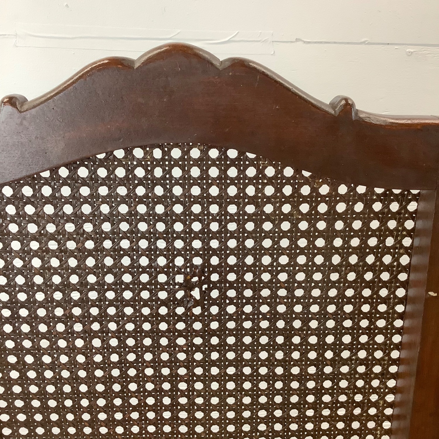 Antique Cane Seat Dining Chairs Set 4 - image-21