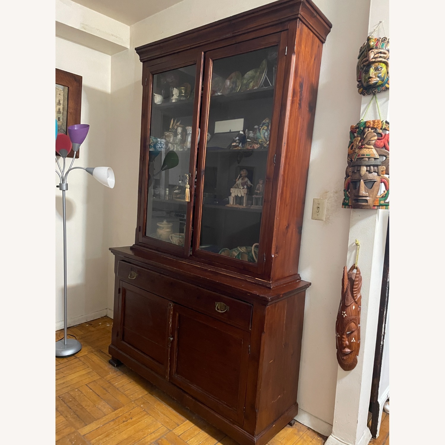 Antique China Cabinet - image-12