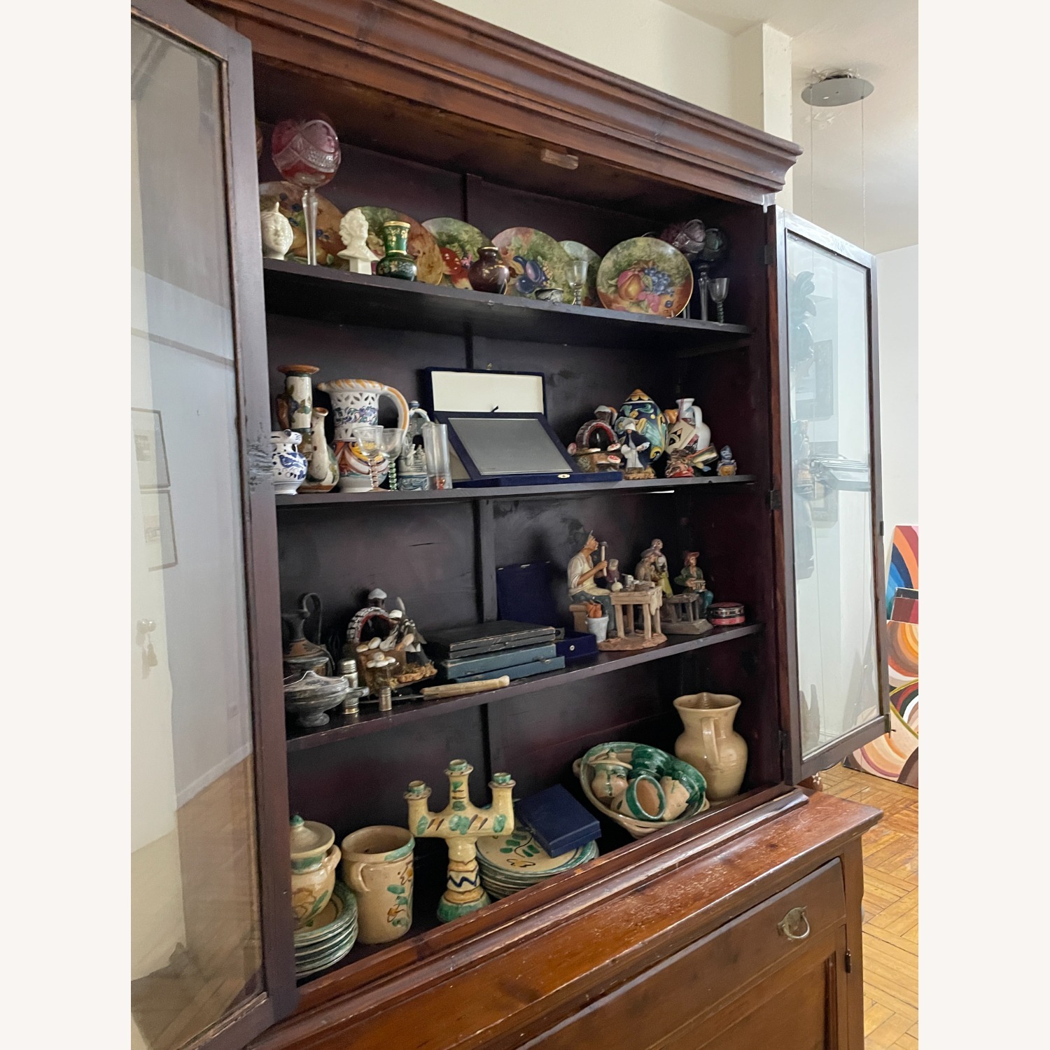 Antique China Cabinet - image-5