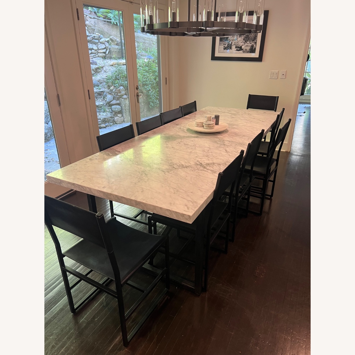 Restoration Hardware Torano Marble Dining Table 9ft - image-1