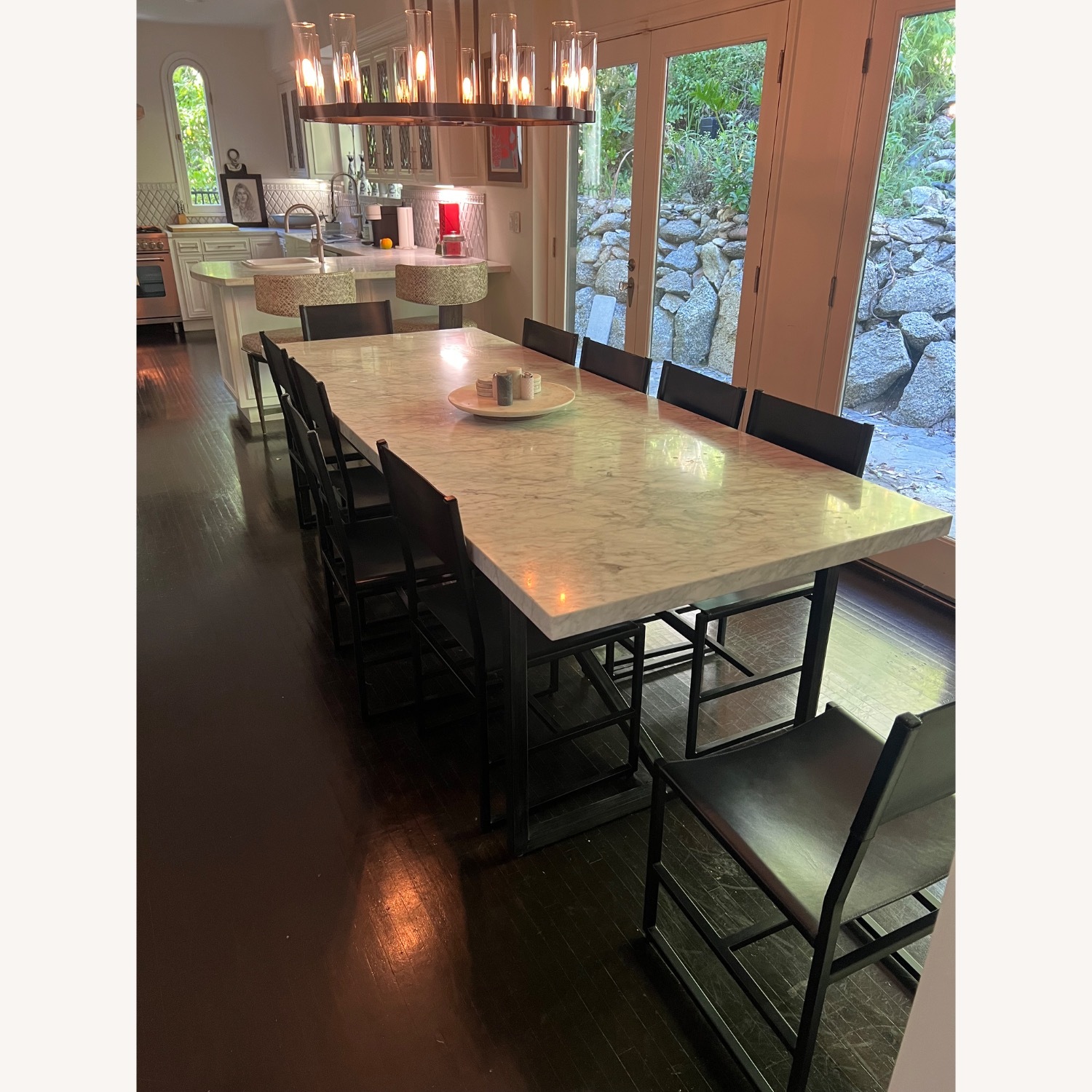 Restoration Hardware Torano Marble Dining Table 9ft - image-2