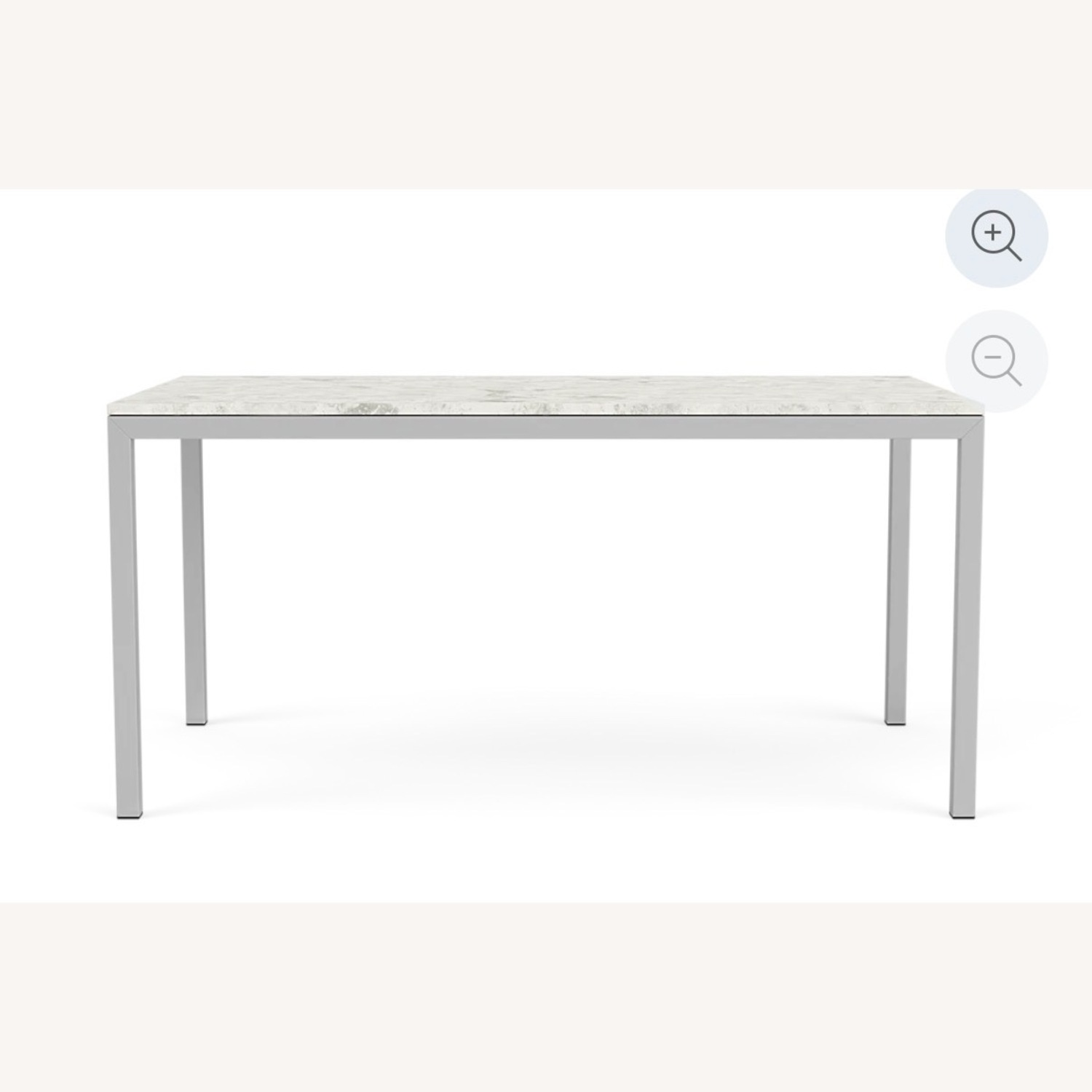 Room & Board Parsons White Marble Dining Table - image-4