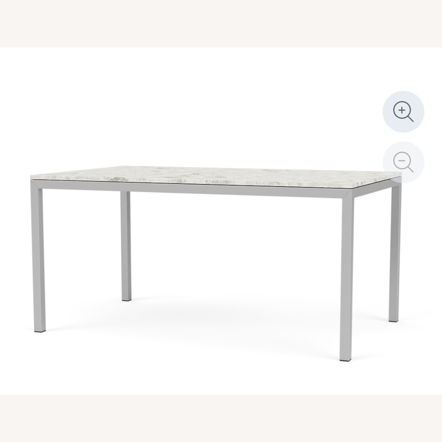Room & Board Parsons White Marble Dining Table - image-3