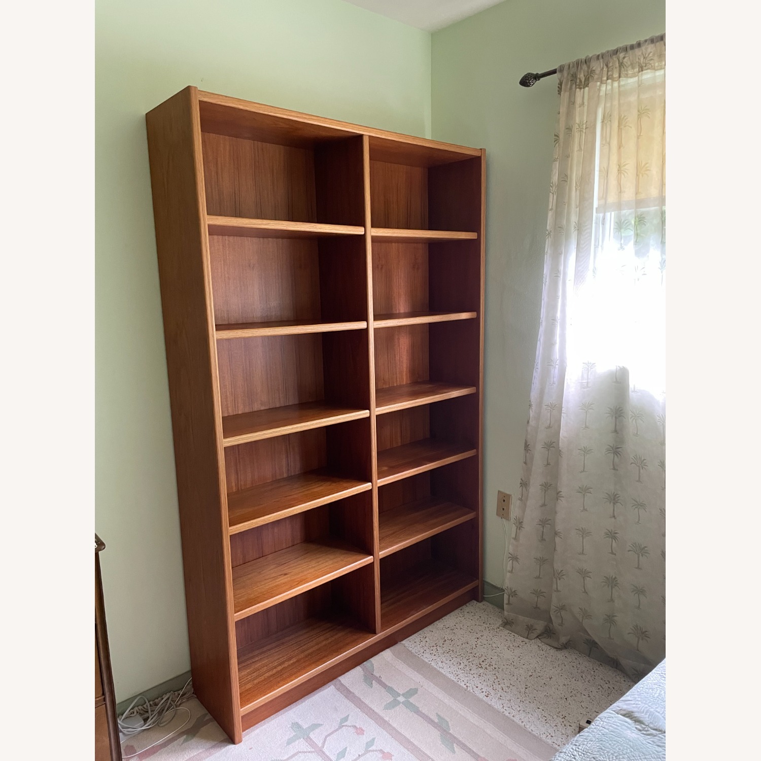 Dark Brown Wood Bookcase - image-2
