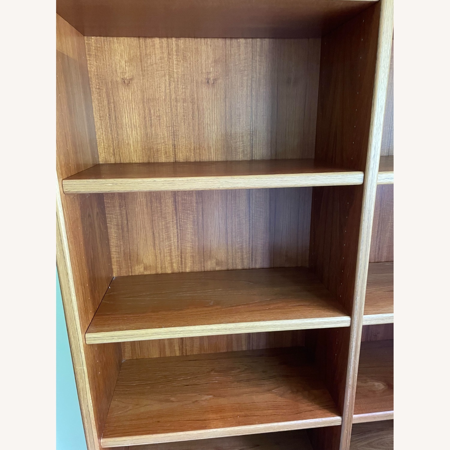 Dark Brown Wood Bookcase - image-3