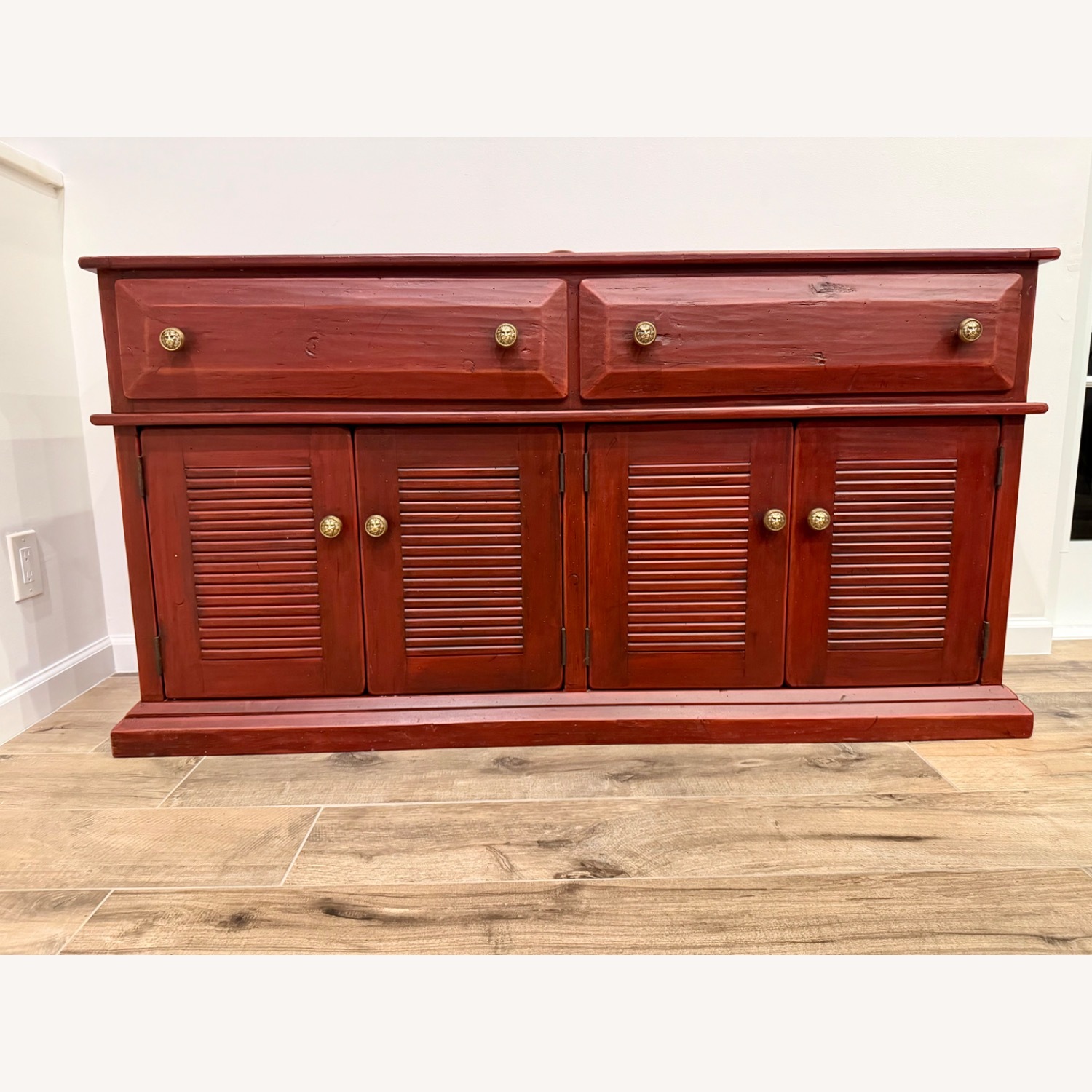 Red Wood Sideboard - image-2