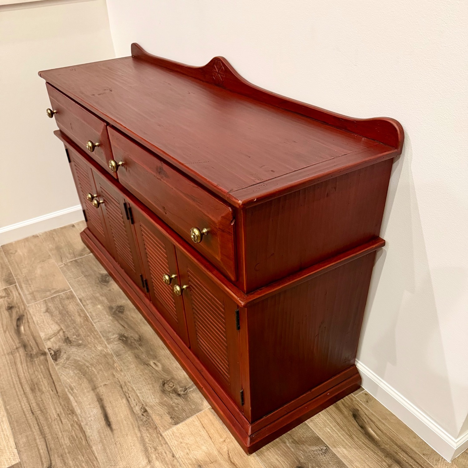 Red Wood Sideboard - image-3