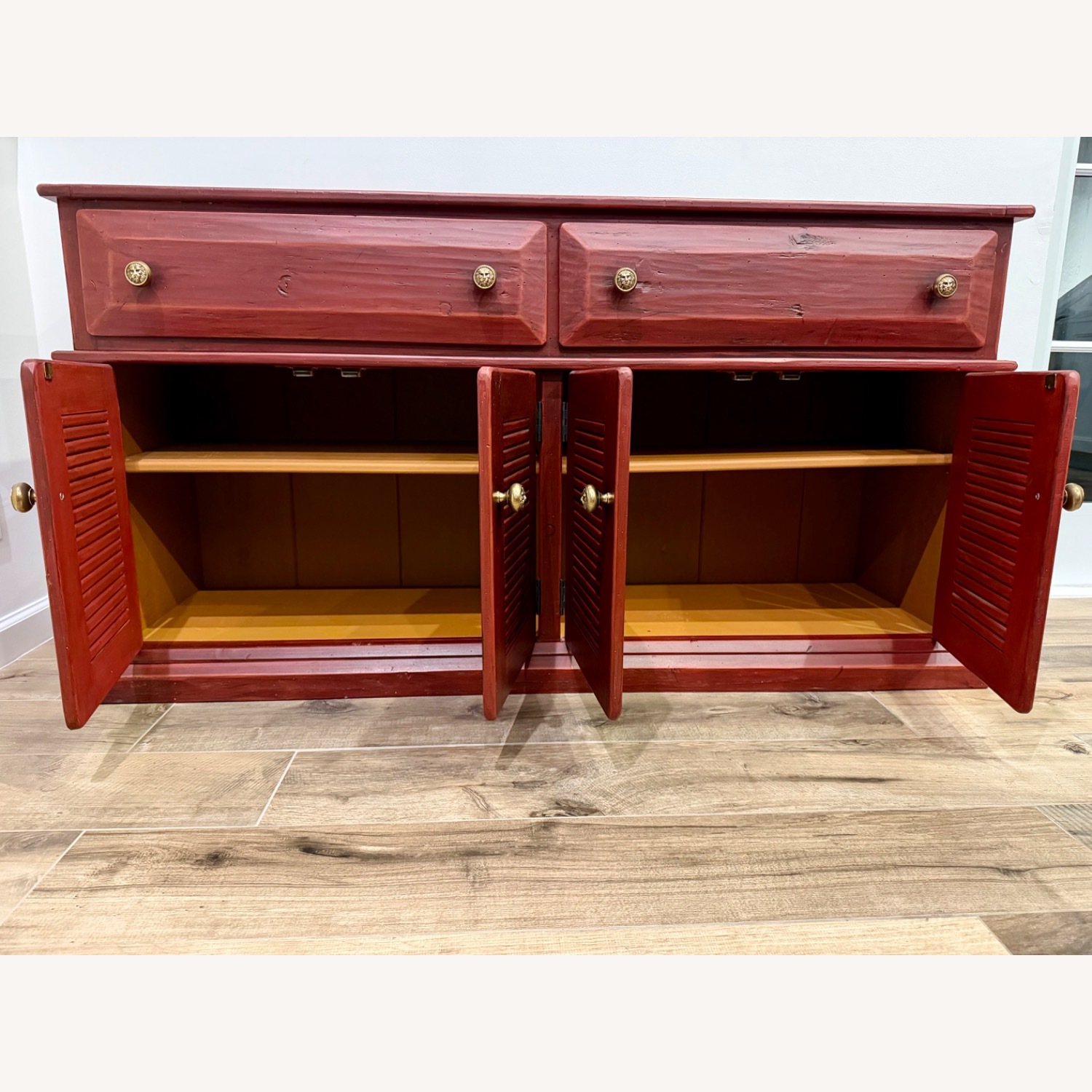 Red Wood Sideboard - image-4