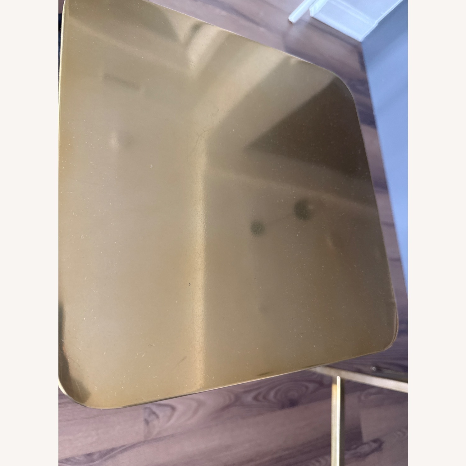 CB2 Gold Metal Stools - image-2