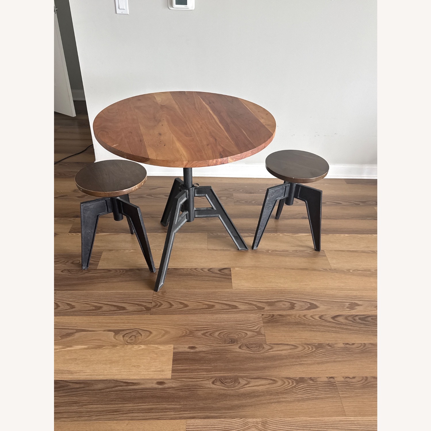 CB2 Alias Dark Brown Dining Table - image-1