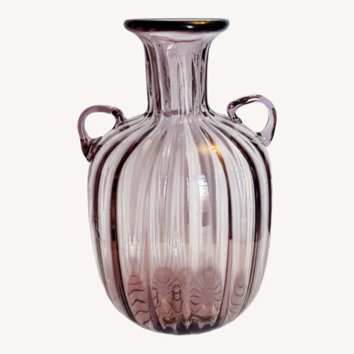 Used Vintage Murano Soffiato Glass Vase Zecchin for sale on AptDeco