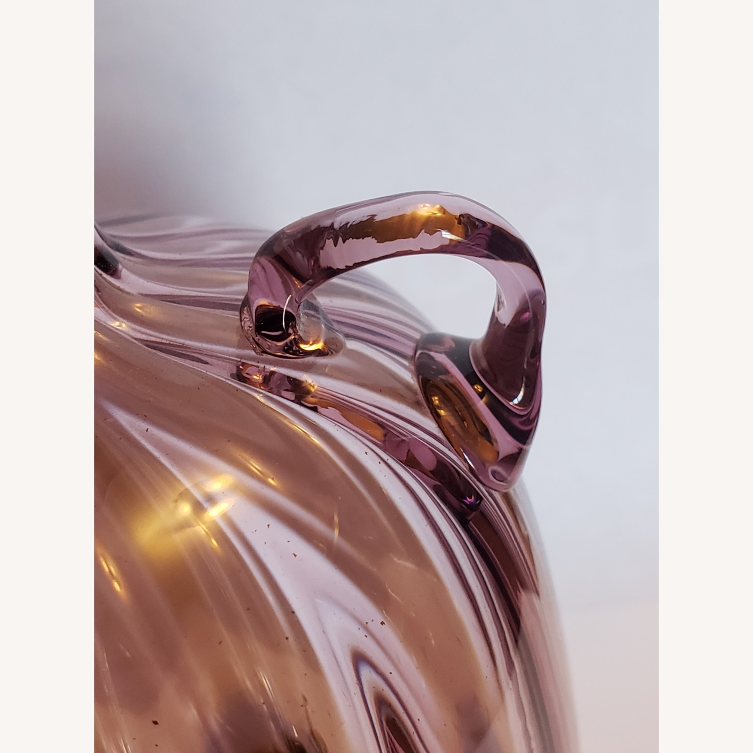 Vintage Murano Soffiato Glass Vase Zecchin - image-8