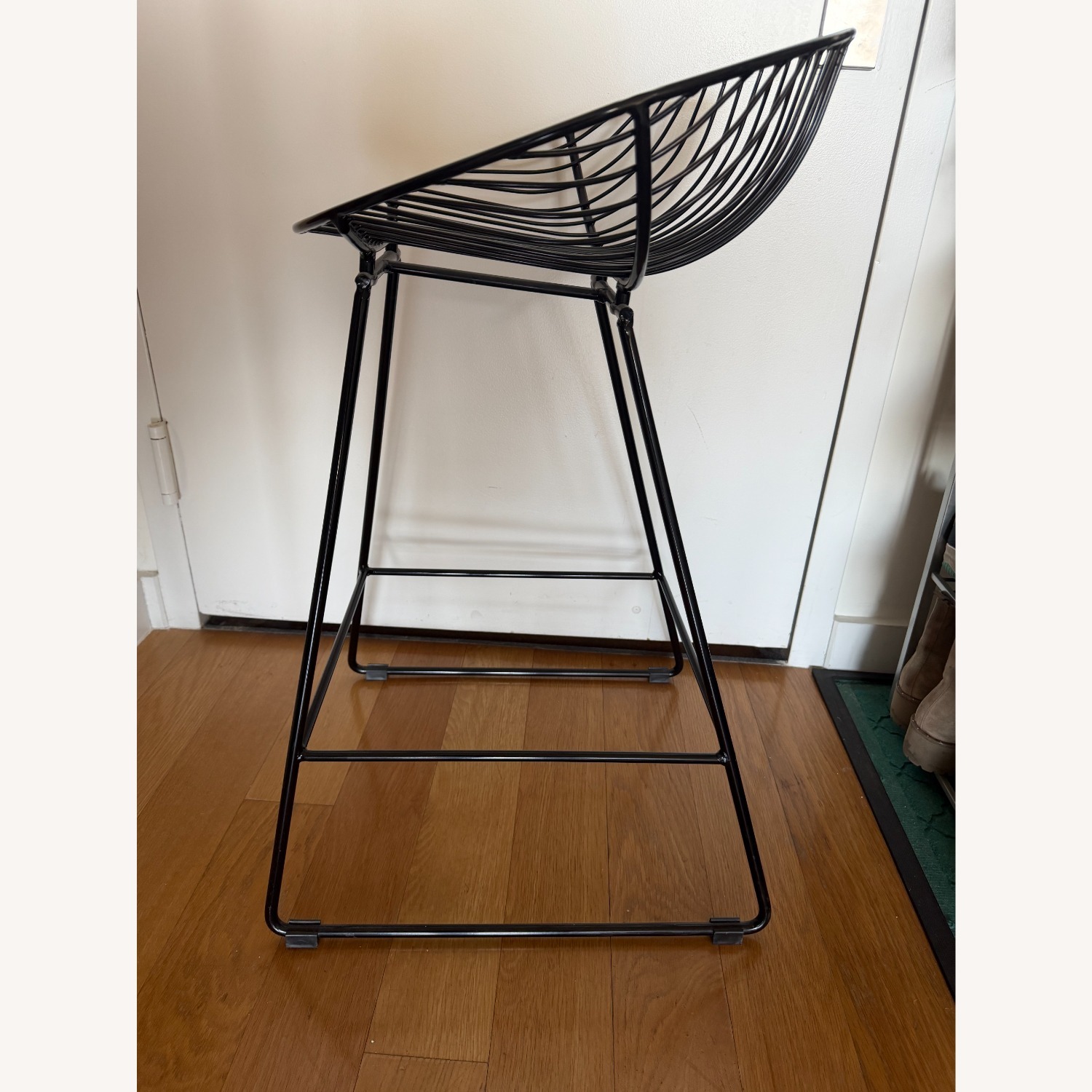 25" Black Metal Stools - image-3