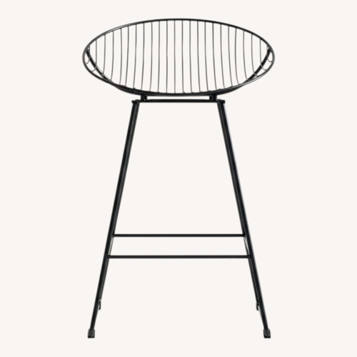 Used 25" Black Metal Stools for sale on AptDeco