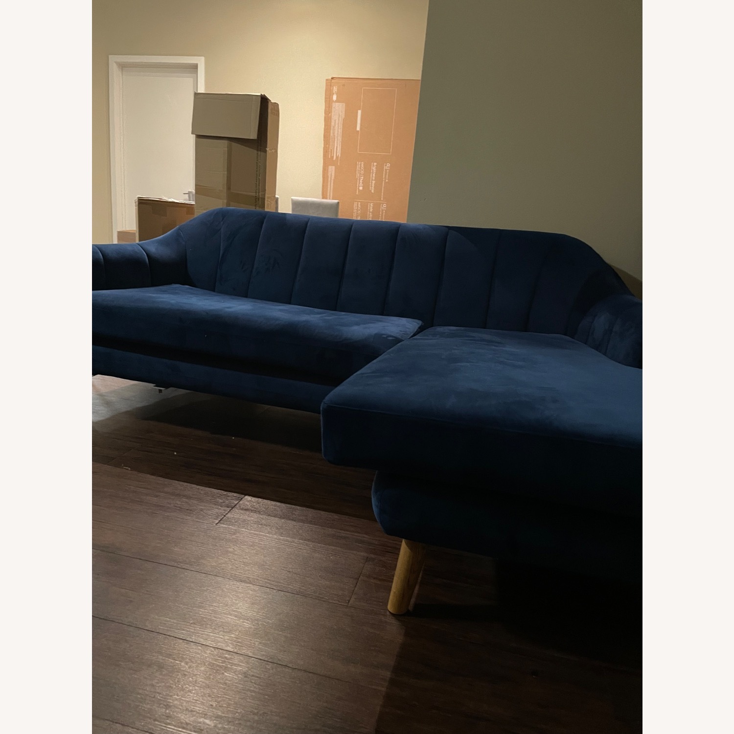 Blue 2 Piece Sectional - image-4
