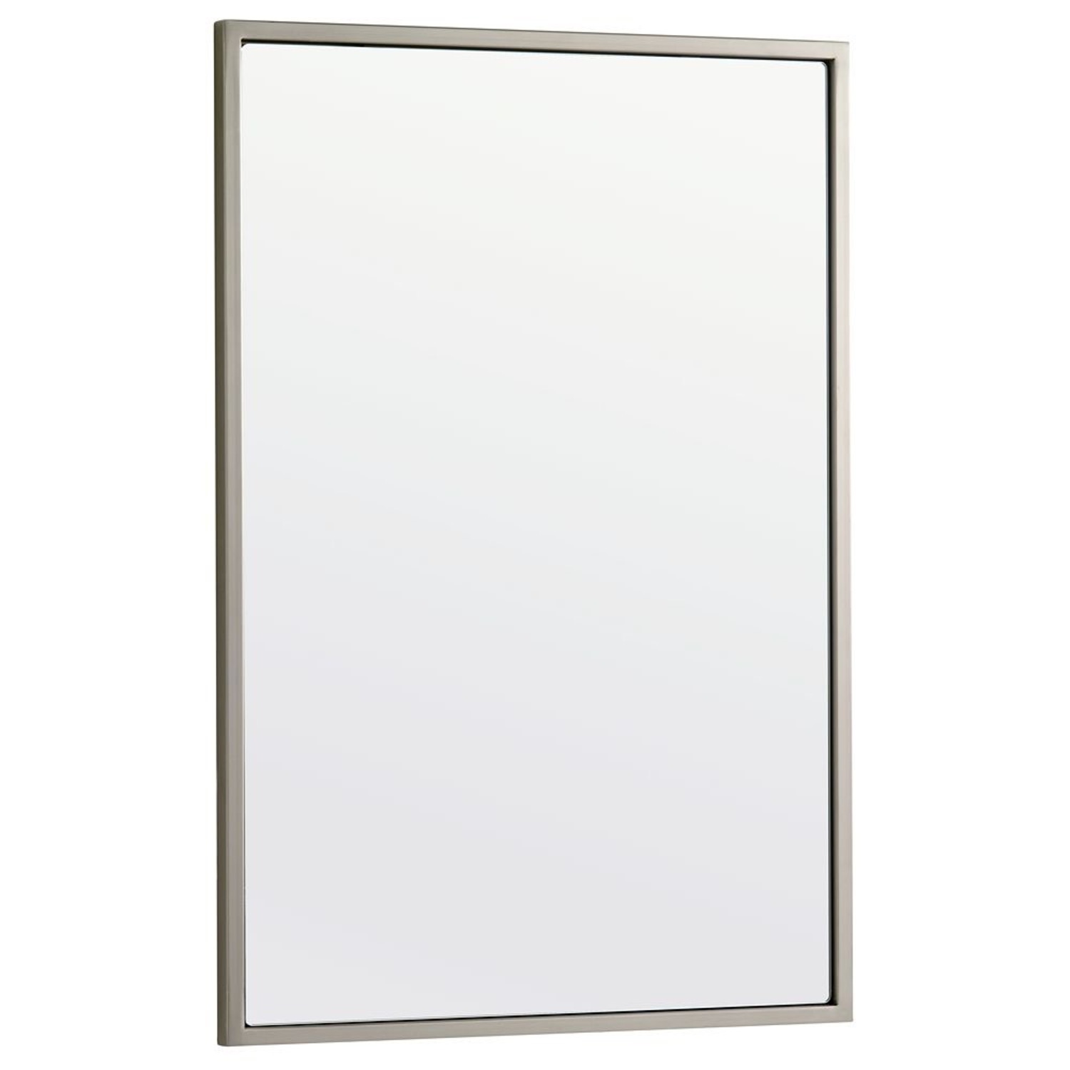 West Elm Metal Frame Rectangular Wall Mirror - image-1
