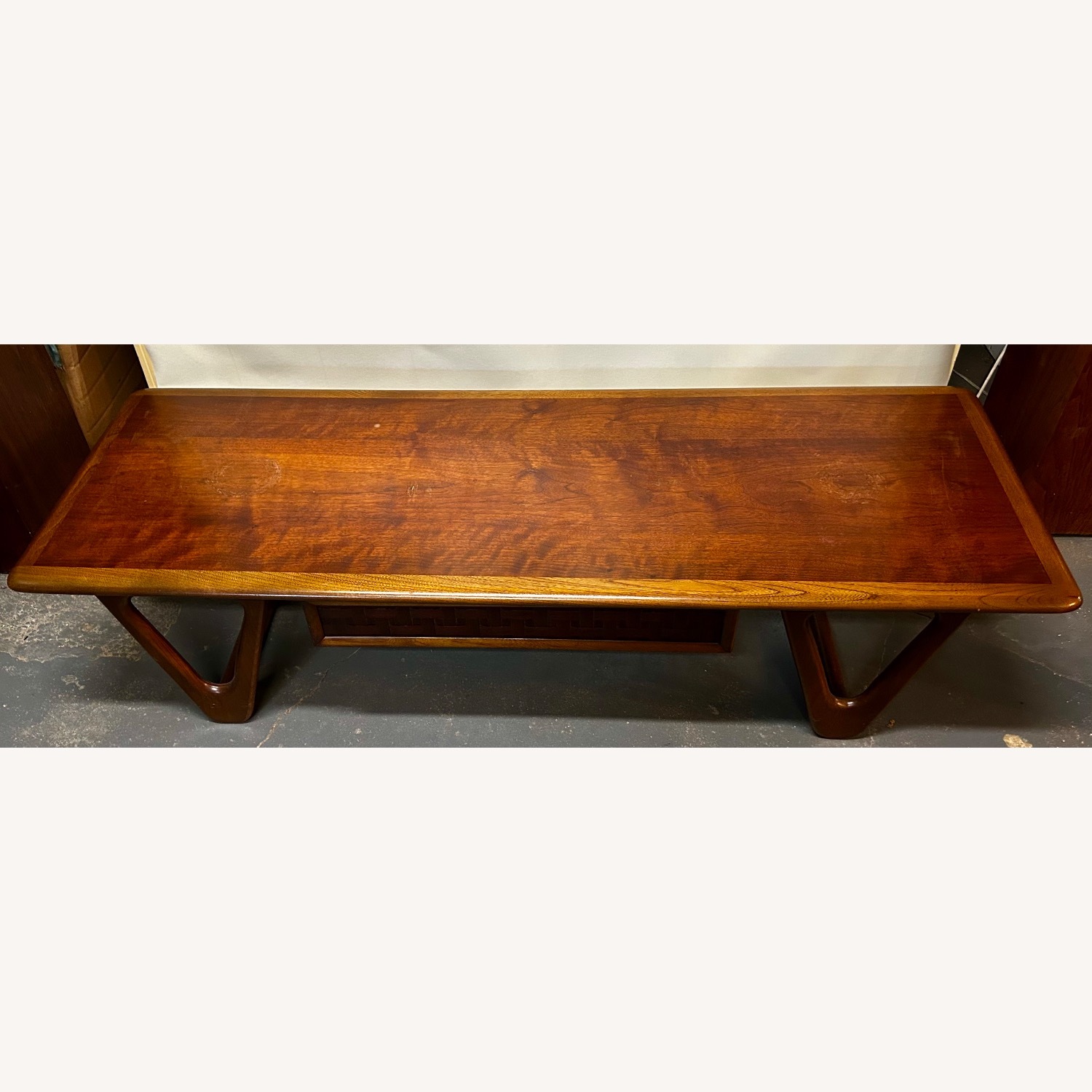 Lane Furniture Dark Brown Wood Coffee Table - image-3