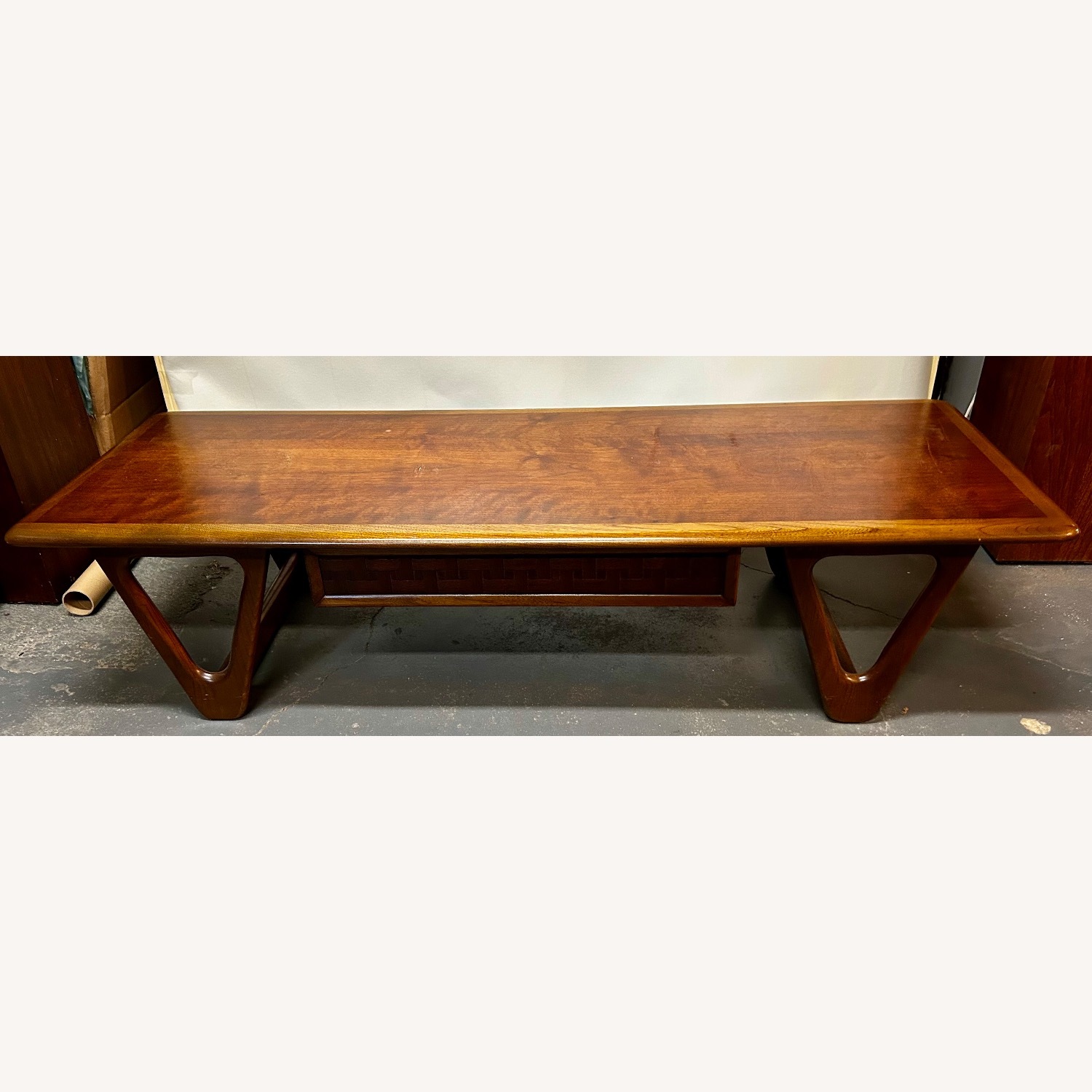 Lane Furniture Dark Brown Wood Coffee Table - image-9