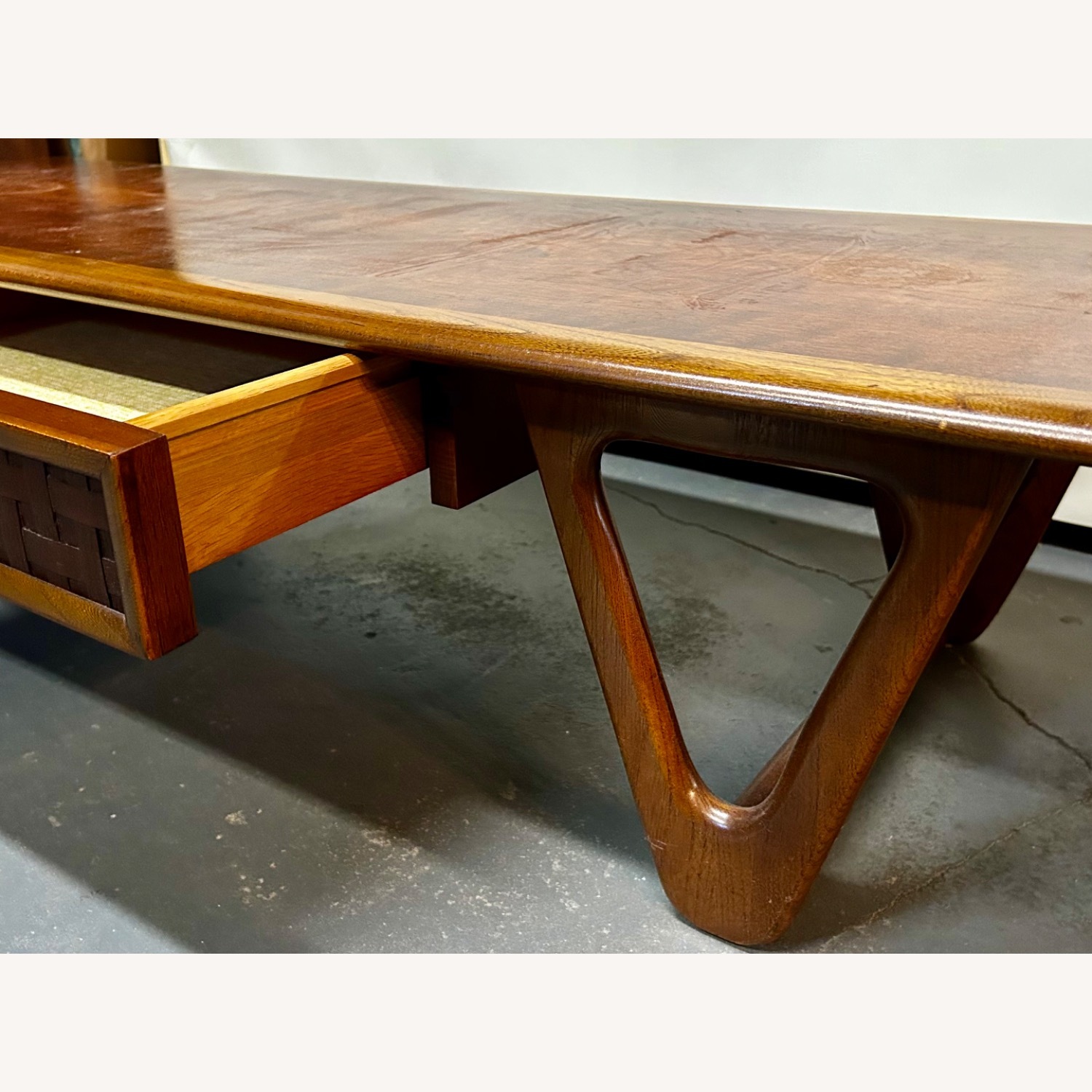 Lane Furniture Dark Brown Wood Coffee Table - image-7