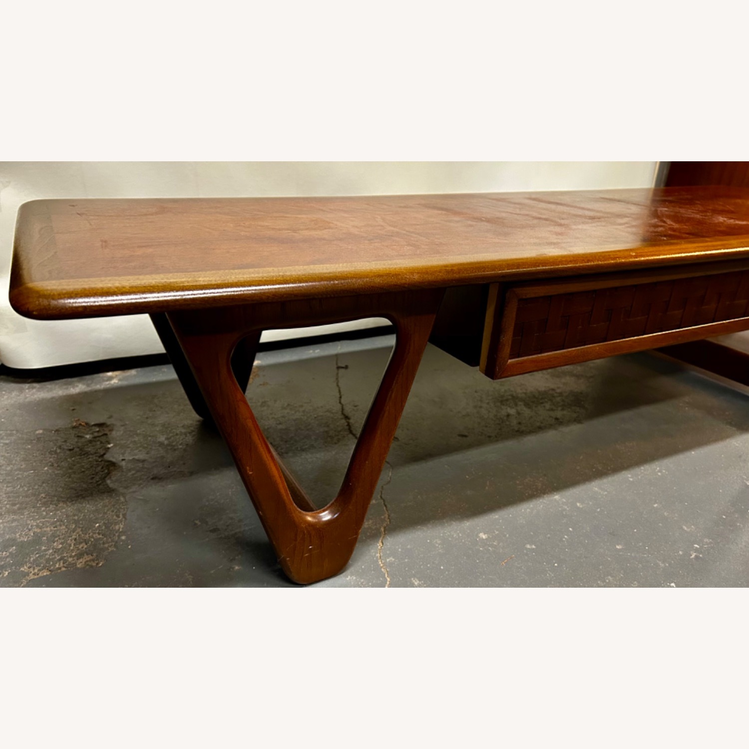 Lane Furniture Dark Brown Wood Coffee Table - image-6