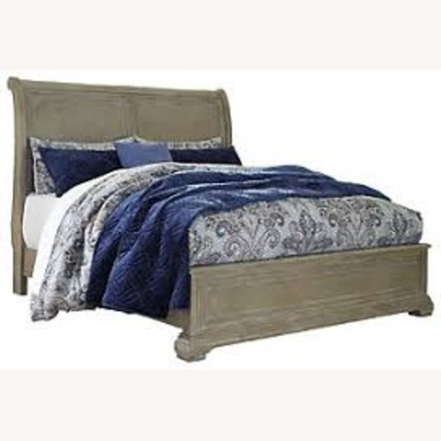 Ashley Furniture Borlend Wood Veneer King Bed - image-8
