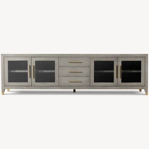 Used Restoration Hardware Shagreen Media Console for sale on AptDeco